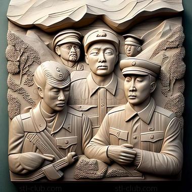 3D model Pyongsong in North Korea (STL)